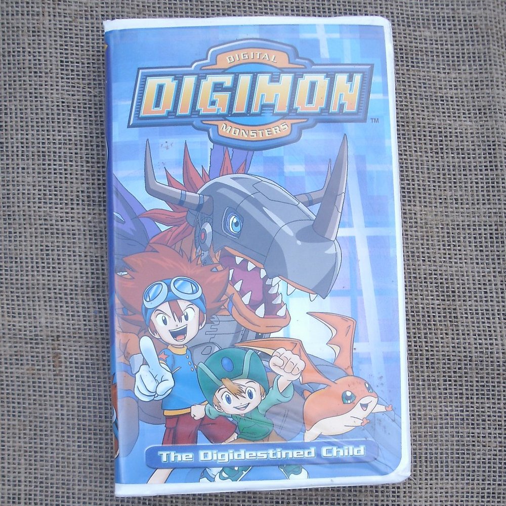 Digimon The Digidestined Child VHS anime tape